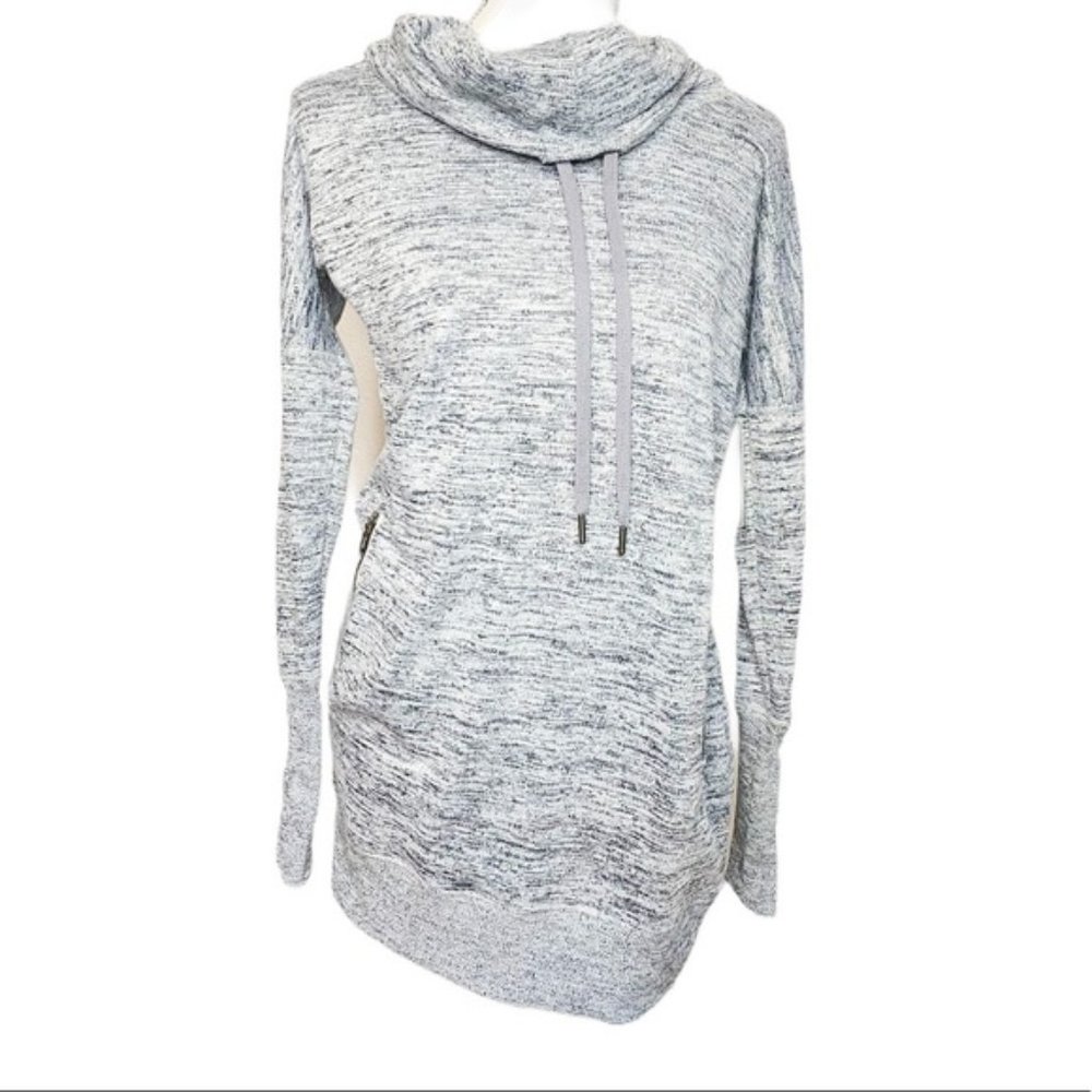 ATHLETA Sport It Cowl Lounge Sweatshirt Dress
